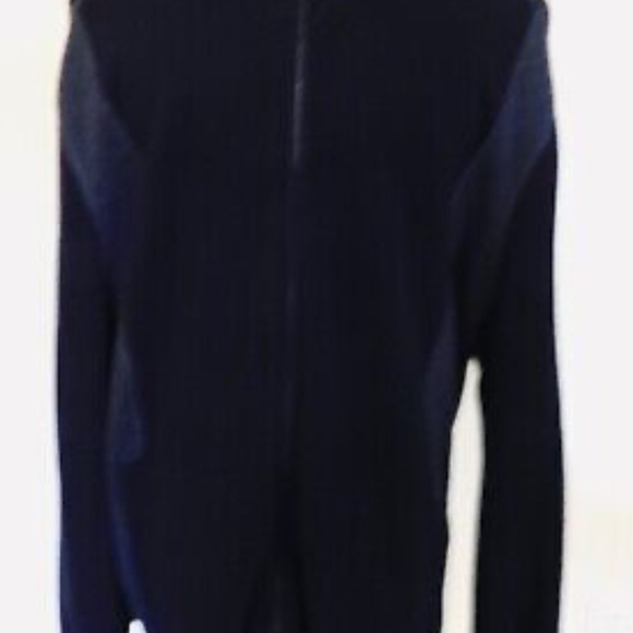 Calvin Klein Long Sleeve Men's Jacket XL Black & Gray Pima Cotton - Picture 1 of 4